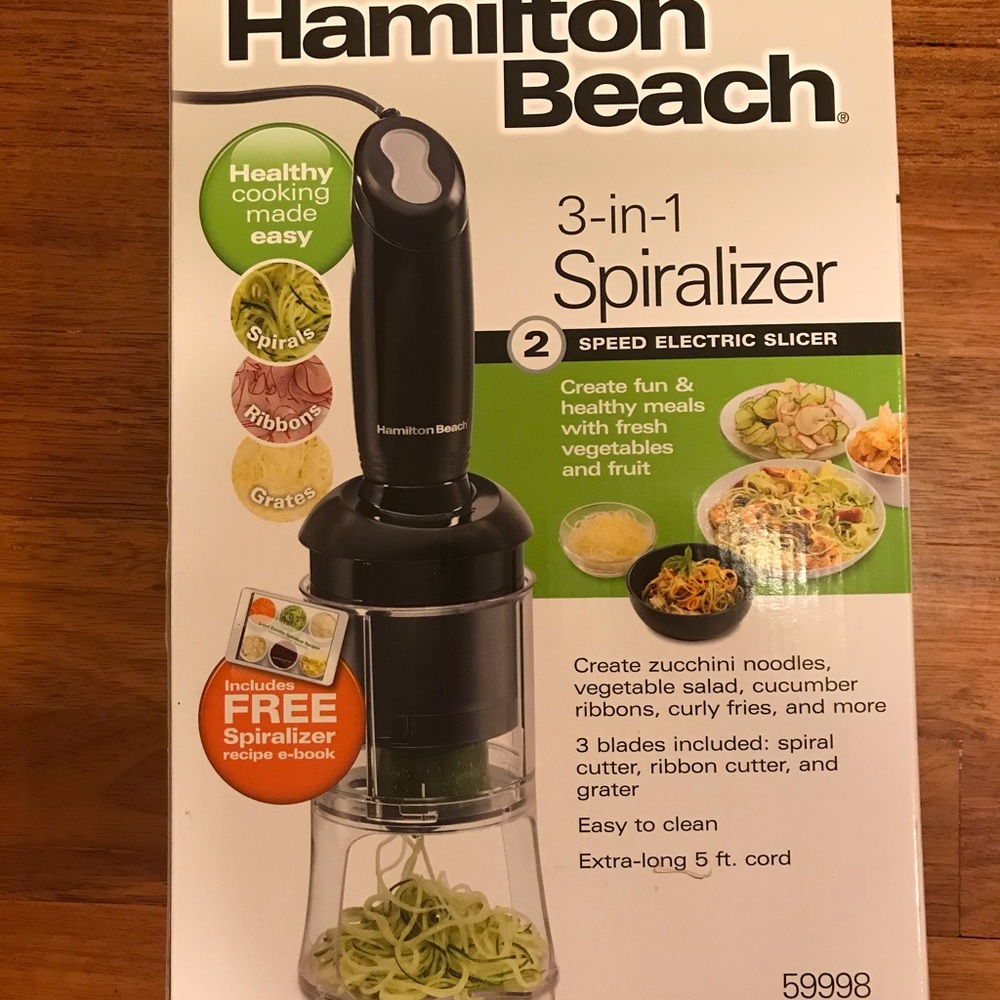 Hamilton Beach 3-in-1 2 speed electric slicer